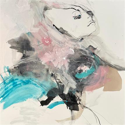 Peinture Etincelle par YO&CO | Tableau Figuratif Encre minimaliste, nu