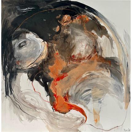 Painting Chamboule tout by YO&CO | Painting Figurative Ink Minimalist, Nude