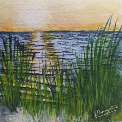 Peinture FIN DE JOURNÉE  par Bougouin Laurent | Tableau Figuratif Acrylique Marine