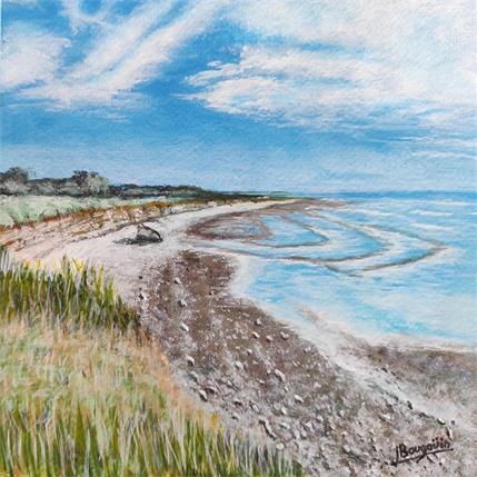 Peinture ROCHER ABANDONNÉ par Bougouin Laurent | Tableau Figuratif Acrylique Marine