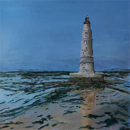 Peinture REFLET SUR LE SABLE ROSE par Bougouin Laurent | Tableau Figuratif Acrylique Marine