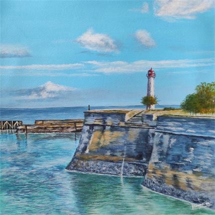 Peinture VAUBAN EN ILE DE RE par Bougouin Laurent | Tableau Figuratif Acrylique Marine