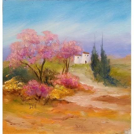 Peinture Sur un air de Printemps par Lyn | Tableau Figuratif Huile Paysages