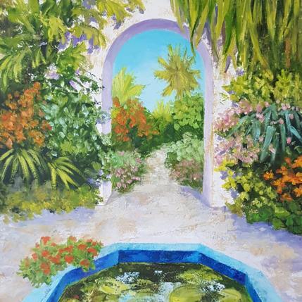 Peinture Une parenthèse par Bessé Laurelle | Tableau Figuratif Huile Paysages, Scènes de vie