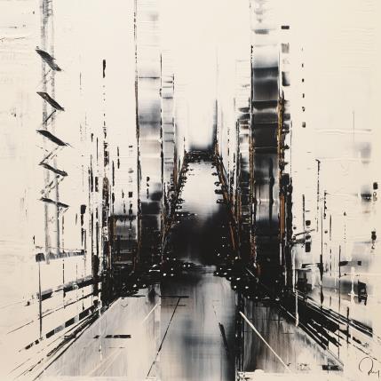 Peinture Early Morning par Rey Julien | Tableau Figuratif Acrylique, carton Urbain