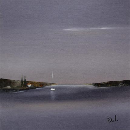 Painting Plénitude 40 by Roussel Marie-Ange et Fanny | Painting Figurative Oil Marine, Pop icons