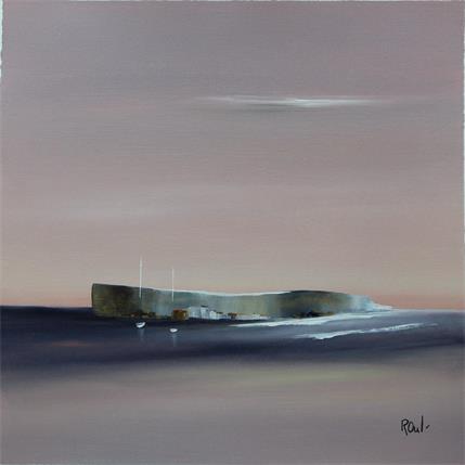 Peinture Emotions paisibles 40 par Roussel Marie-Ange et Fanny | Tableau Figuratif Huile Marine