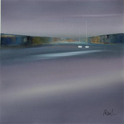 Peinture Horizon marin 40 par Roussel Marie-Ange et Fanny | Tableau Figuratif Huile Marine