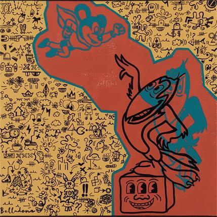 Painting Du sunshine by Belladone | Painting Pop-art Acrylic Pop icons