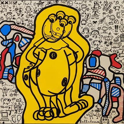 Peinture Les rires et les chants par Belladone | Tableau Pop-art Acrylique Icones Pop