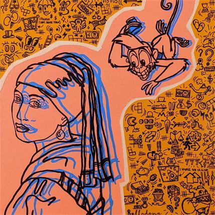 Peinture La perle par Belladone | Tableau Pop-art Acrylique Icones Pop