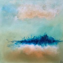 Painting Abstraction # 158 by Hévin Christian | Painting Abstract Minimalist