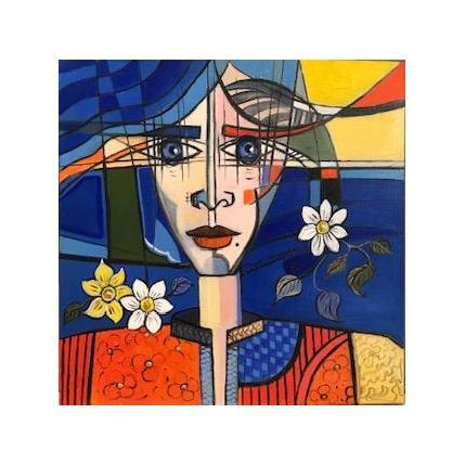 Peinture Le Regard par Manesenkow Tania | Tableau Figuratif Huile Portraits