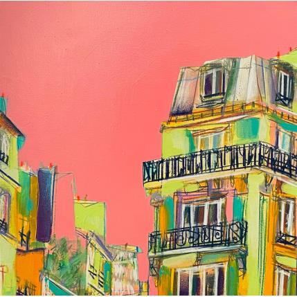 Peinture Être ici juste bien par Anicet Olivier | Tableau Figuratif Acrylique Urbain