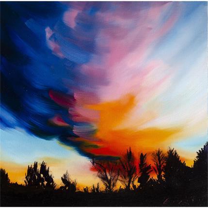 Peinture Ombre chinoise par Eugène Romain | Tableau Figuratif Huile Paysages