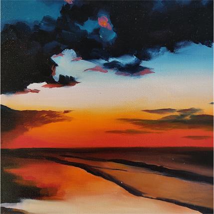 Peinture Orange dream par Eugène Romain | Tableau Figuratif Huile Paysages