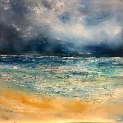 Painting Les mouvements du ciel by Levesque Emmanuelle | Painting Figurative Oil