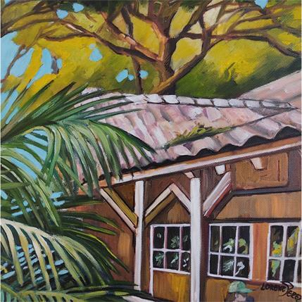 Peinture Pia au cap ferret par Lorene Perez | Tableau Figuratif Huile Paysages