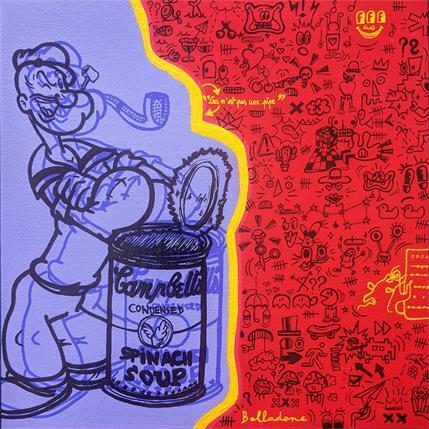 Peinture Tout y est !  par Belladone | Tableau Pop-art Acrylique Icones Pop