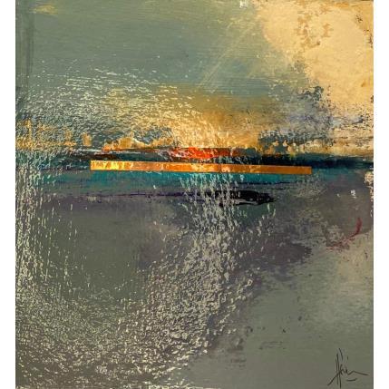 Peinture Abstraction #8682 par Hévin Christian | Tableau Abstrait Bois Minimaliste