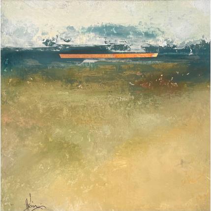 Peinture Abstraction #8649 par Hévin Christian | Tableau Abstrait Bois Minimaliste