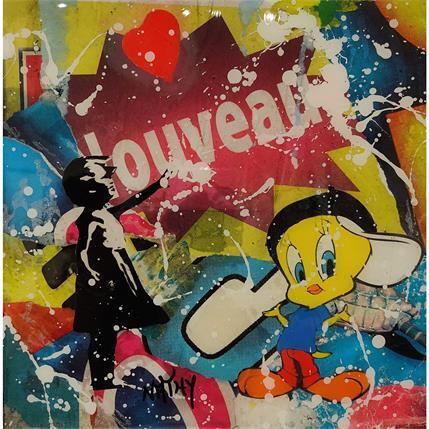 Painting Banksy & Co by Nathy | Painting Pop-art Acrylic Pop icons