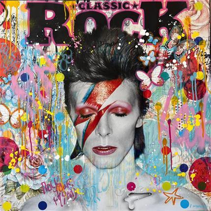 Painting Poped David by Novarino Fabien | Painting Pop-art Pop icons