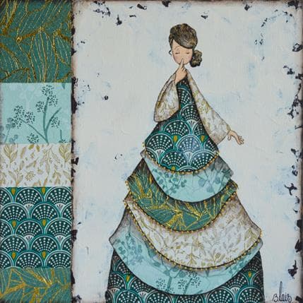 Peinture Barbara par Blais Delphine | Tableau Art naïf Acrylique Scènes de vie