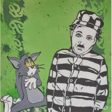 Peinture Friends forever par Przemo | Tableau Pop-art Acrylique Animaux, Icones Pop