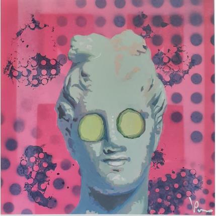 Peinture Wrinkle mask par Przemo | Tableau Pop-art Acrylique Icones Pop