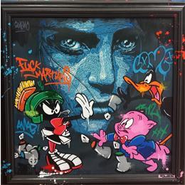 Pintura Martian perseverence por Sufyr x Dashone | Pintura Street art Portrait