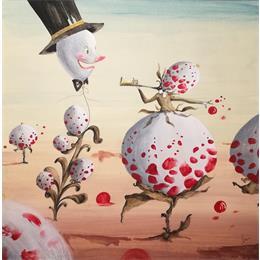 Painting Note di stupore by Nai | Painting Naive art Acrylic Life style