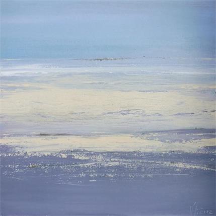 Peinture Mer et sable par Fièvre Véronique | Tableau Figuratif Acrylique Marine, Minimaliste