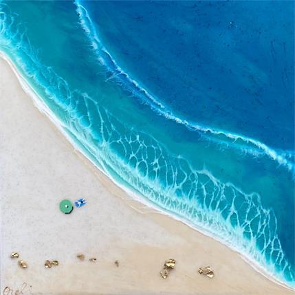 Peinture Ensuès par Aurélie Lafourcade painter | Tableau Figuratif Acrylique, Résine Marine, Minimaliste, Paysages