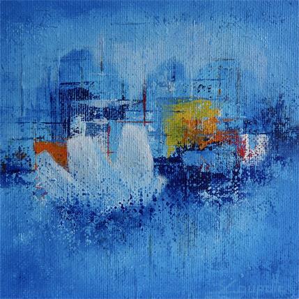 Painting Luminous Flower by Coupette Steffi | Painting Abstract Acrylic Urban