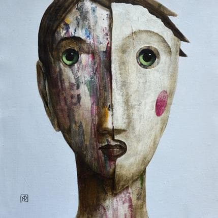 Peinture KC7 par Delaube Fabien | Tableau Figuratif Huile Portraits