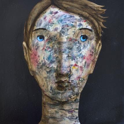 Peinture LT 14 par Delaube Fabien | Tableau Figuratif Huile Portraits