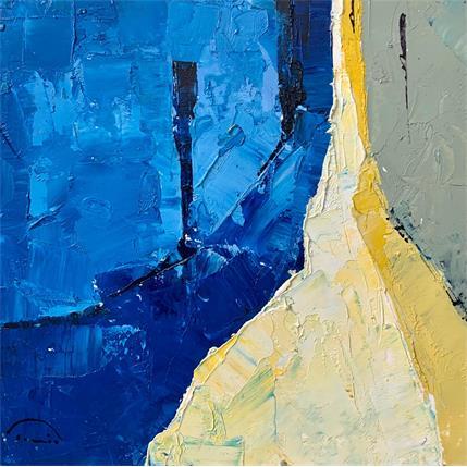 Peinture Frontera par Tomàs | Tableau Abstrait Huile