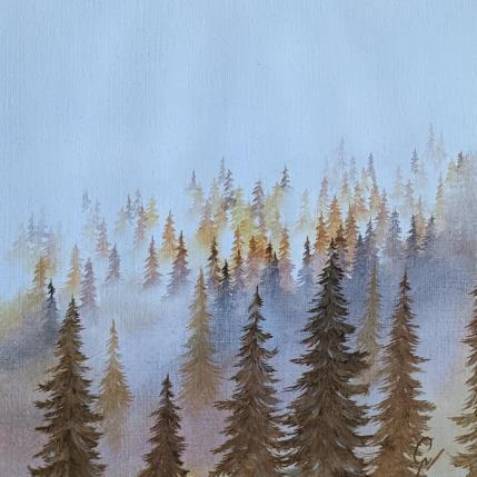 Peinture Lumière automnale par Pressac Clémence | Tableau Figuratif Huile Paysages