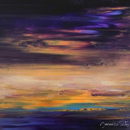 Peinture Ultraviolet (ii) par Talts Jaanika | Tableau Abstrait Acrylique Marine, Paysages