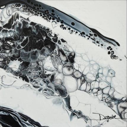 Peinture Moon 1 par Depaire Silvia | Tableau Abstrait Acrylique Minimaliste