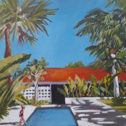 Peinture Heidi à la Martinique  par Lorene Perez | Tableau Figuratif Huile