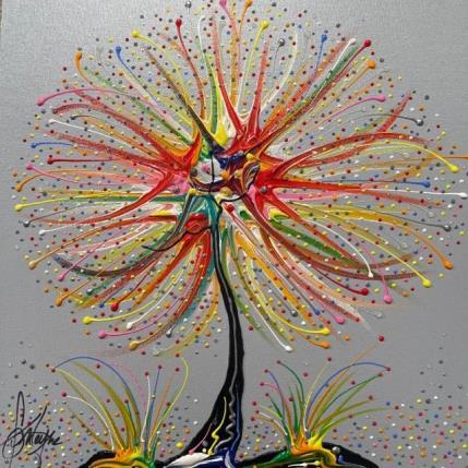 Gemälde Mon tendre Amour à Lyon von Fonteyne David | Gemälde Figurativ Acryl, Öl Landschaften