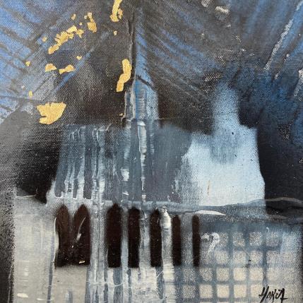 Peinture Blue Dream par Horea | Tableau Figuratif Huile Urbain