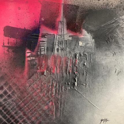 Peinture Stephansdom 3 par Horea | Tableau Figuratif Huile Urbain