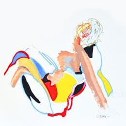 Peinture 5684 par Cressanne | Tableau Figuratif Acrylique Nu