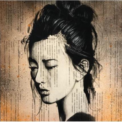 Peinture Asian Mood par S4m | Tableau Street Art Acrylique, Collage, Pastel Portraits