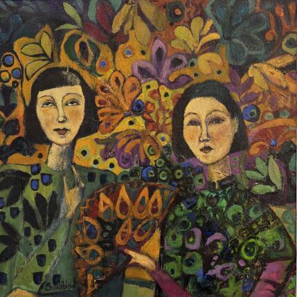 Peinture It's always spring par Sundblad Silvina | Tableau Figuratif Acrylique