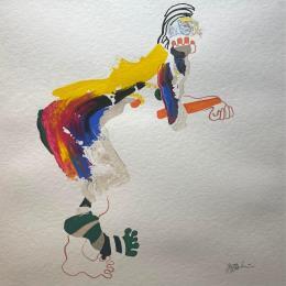 Pintura 0833 por Cressanne | Pintura Figurative Acrylic Nude