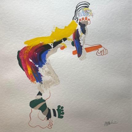 Peinture 0833 par Cressanne | Tableau Figuratif Acrylique Nu